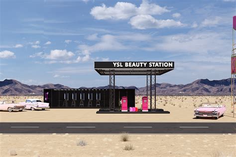 ysl gas station|YSL Beauty Coachella 2019 Gas Station Pop.